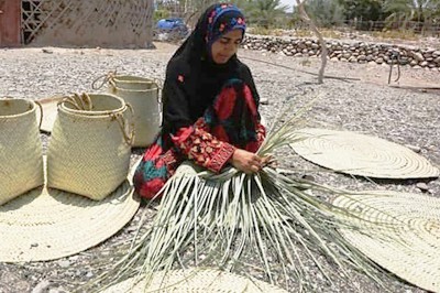 محصولات حصیری زنان بوشهری